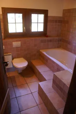 Ein Badezimmer in der Unterkunft Chalet Edelweiss