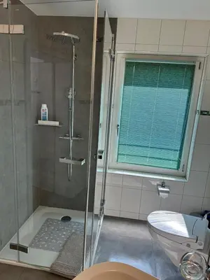 Ein Badezimmer in der Unterkunft Interlaken Best View Deluxe Apartment