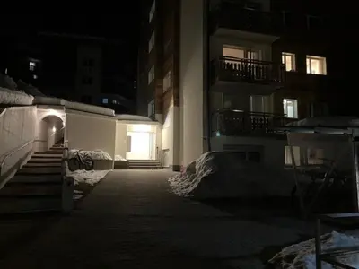 Das Gebäude in dem sich die Ferienwohnung befindet