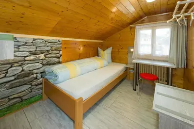Ein Bett oder Betten in einem Zimmer der Unterkunft apartment EFEU 