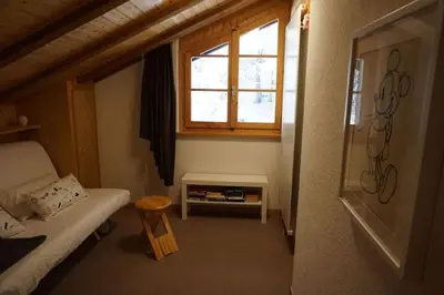 Ein Bett oder Betten in einem Zimmer der Unterkunft Vue à couper le souffle Arellaz 42