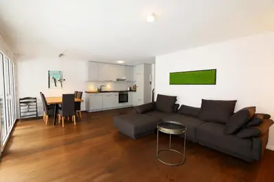 Küche/Küchenzeile in der Unterkunft Perrine 1: Modern 3-room apartment