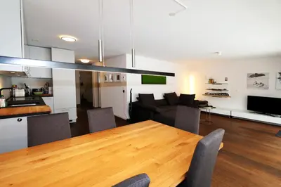 Küche/Küchenzeile in der Unterkunft Perrine 1: Modern 3-room apartment