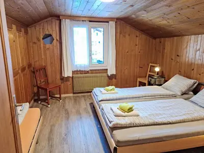 Ein Bett oder Betten in einem Zimmer der Unterkunft Apartment Vreneli by Interhome