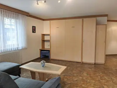 Ein Sitzbereich in der Unterkunft Apartment Bergfreude 06 by Interhome
