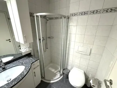 Ein Badezimmer in der Unterkunft Château 01