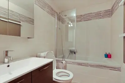 Ein Badezimmer in der Unterkunft Magnifique appartement au coeur des 4 Vallées