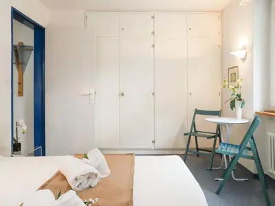 Ein Bett oder Betten in einem Zimmer der Unterkunft Apartment Matten - Utoring-19 by Interhome