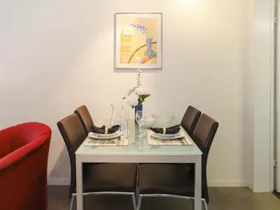 Ein Sitzbereich in der Unterkunft Apartment Matten - Utoring-9 by Interhome