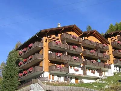 Das Gebäude in dem sich die Ferienwohnung befindet