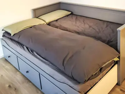Ein Bett oder Betten in einem Zimmer der Unterkunft Apartment Ringstrasse Apt 215 by Interhome