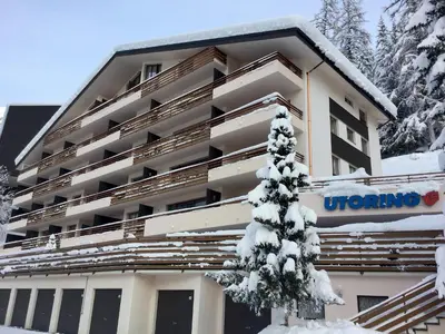 Das Gebäude in dem sich die Ferienwohnung befindet