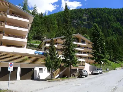 Ein allgemeiner Bergblick oder ein Berglick von der Ferienwohnung aus