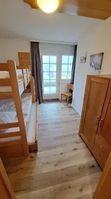 Ein Bett oder Betten in einem Zimmer der Unterkunft Zum Turm 02 - renoviert, traumhafte Aussicht