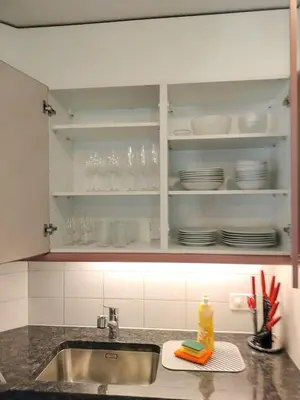 Küche/Küchenzeile in der Unterkunft Alpenglück Apartment - Aare Jungfrau AG