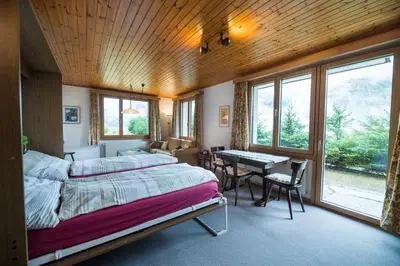 Ein Bett oder Betten in einem Zimmer der Unterkunft The Nadelgrat