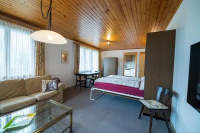 Ein Bett oder Betten in einem Zimmer der Unterkunft The Nadelgrat