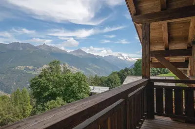 Naturlandschaft in der Nähe des Chalets