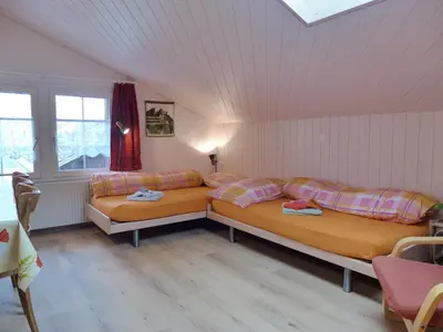 Ein Sitzbereich in der Unterkunft Apartment Beim Thor Klein by Interhome