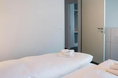 Ein Bett oder Betten in einem Zimmer der Unterkunft Schlossblick