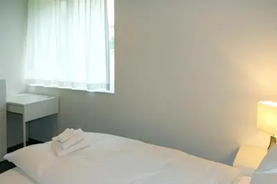 Ein Bett oder Betten in einem Zimmer der Unterkunft Schlossblick