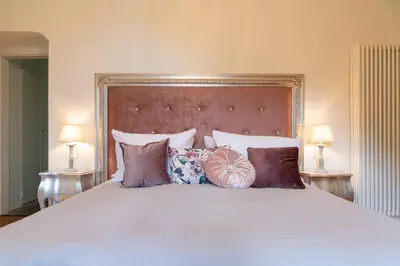 Ein Bett oder Betten in einem Zimmer der Unterkunft Palazzo Branca - Unique experience