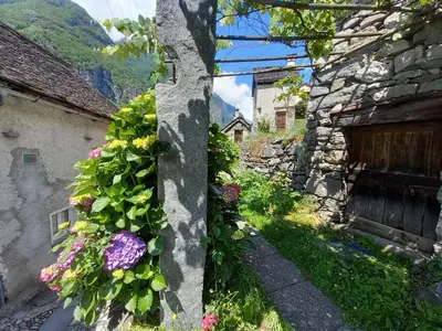 Ein Garten an der Unterkunft Casa Coerente Cavergno - Room 1