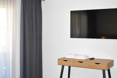 TV/Unterhaltungsangebot in der Unterkunft Appartementhaus Crystal