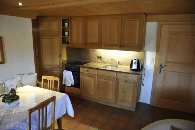 Küche/Küchenzeile in der Unterkunft Chalet Nyati