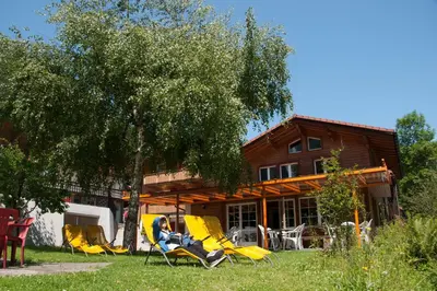 Ein Garten an der Unterkunft Valley Hostel