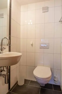 Ein Badezimmer in der Unterkunft Am Gilsbach