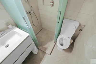 Ein Badezimmer in der Unterkunft Studio paisible et chaleureux
