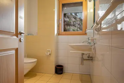 Ein Badezimmer in der Unterkunft Schmetterling