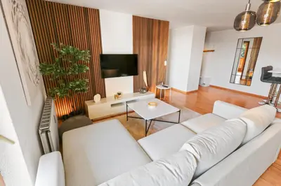 TV/Unterhaltungsangebot in der Unterkunft Logement chaleureux au coeur de la station