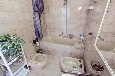 Ein Badezimmer in der Unterkunft Logement chaleureux au coeur de la station