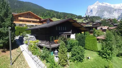 Naturlandschaft in der Nähe des Chalets