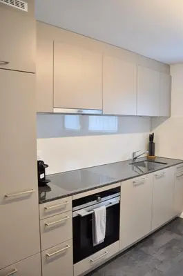 Küche/Küchenzeile in der Unterkunft Azure Apartment