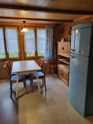 Küche/Küchenzeile in der Unterkunft Gemütliches Chalet