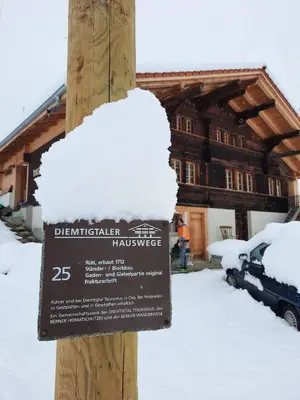 Apartment Chalet Grittelihus, between Interlaken - Gstaad im Winter