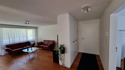 Ein Sitzbereich in der Unterkunft Apartment Heidi