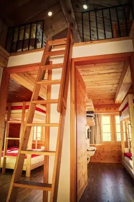 Ein Bett oder Betten in einem Zimmer der Unterkunft Pfründhaus