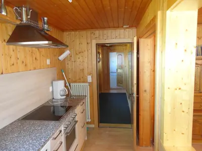 Küche/Küchenzeile in der Unterkunft Chalet Sven & Marc Grächen, Niedergrächen Vallis