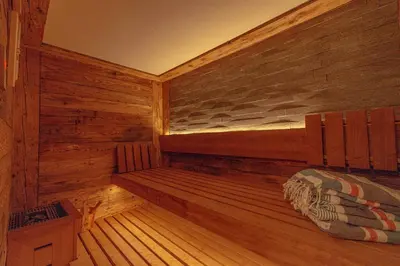 Ein Bett oder Betten in einem Zimmer der Unterkunft Sonnhalde II - Luxury Chalet