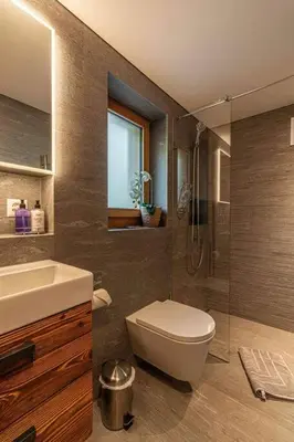 Ein Badezimmer in der Unterkunft Sonnhalde II - Luxury Chalet