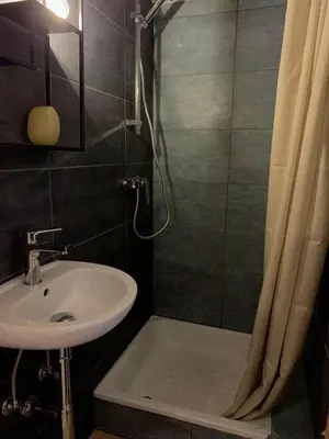 Ein Badezimmer in der Unterkunft Nido con vista sul lago