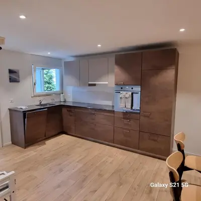Küche/Küchenzeile in der Unterkunft Mountain-Lake Apartment 2