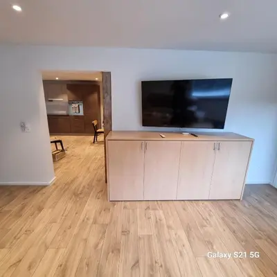 TV/Unterhaltungsangebot in der Unterkunft Mountain-Lake Apartment 2