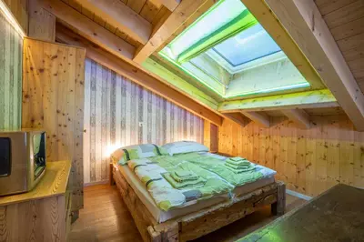 Ein Bett oder Betten in einem Zimmer der Unterkunft Haus Sunrise