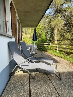 Ein Garten an der Unterkunft Friedmatte Breathtaking View