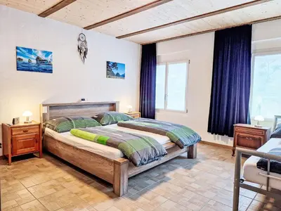 Ein Bett oder Betten in einem Zimmer der Unterkunft Apartment Tilia by Interhome